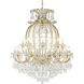 Canada LED 42 inch Satin Brass Chandelier Ceiling Light